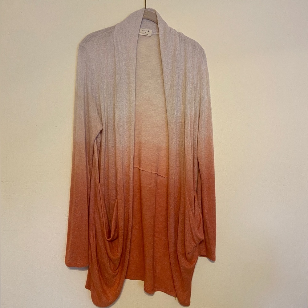 Cirana ombré long cardigan M